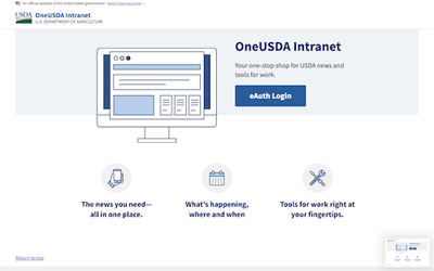 OneUSDA Intranet