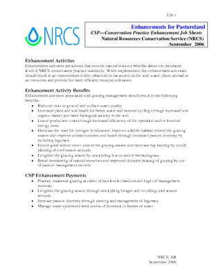 Prescribed Grazing-CSP (AR)