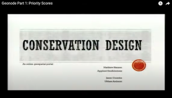 Conservation Design: An online geospatial portal