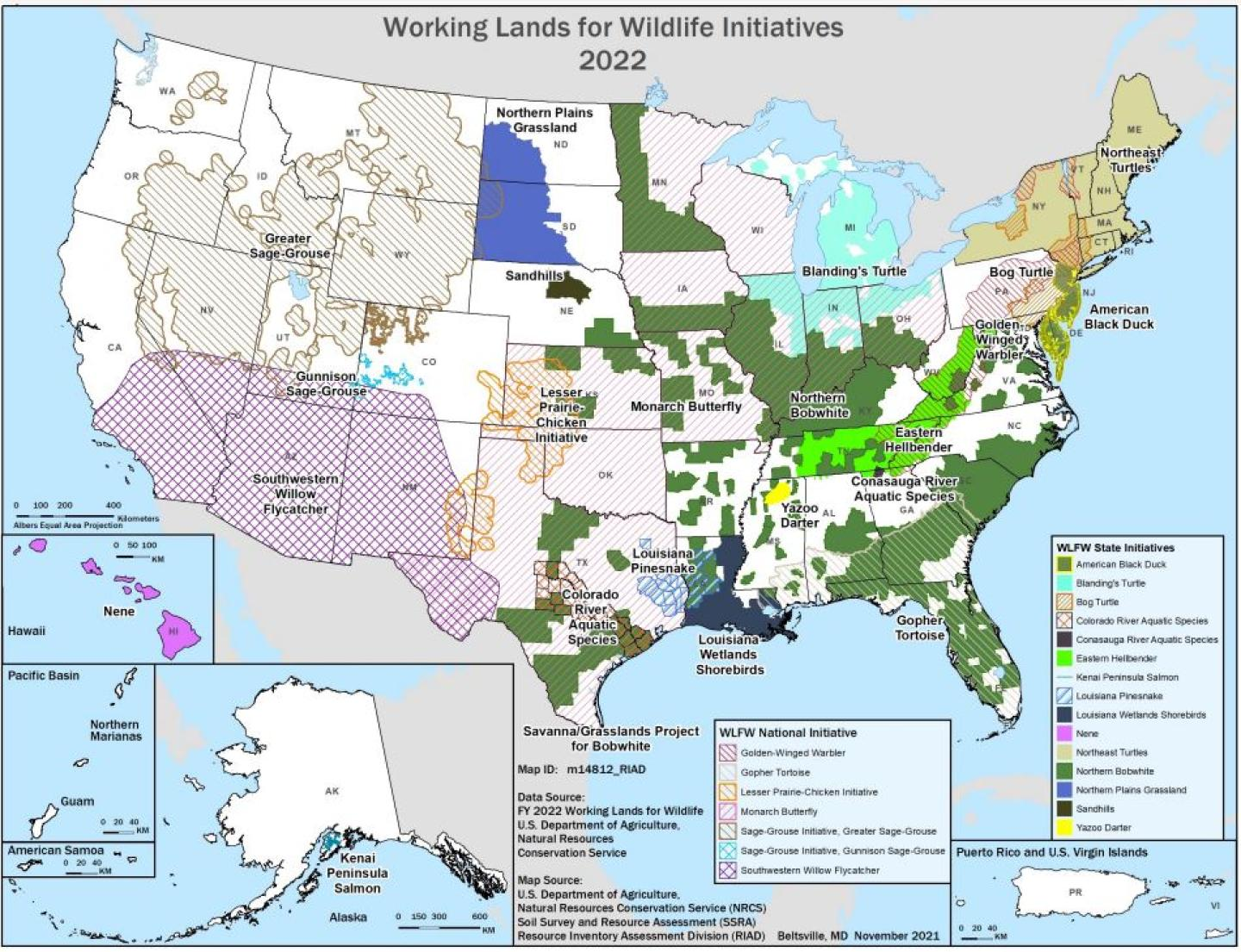 2022 WLFW Initiatives Map